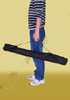 aluminum pull up stand