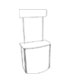 Arc-shaped and light Promotion table